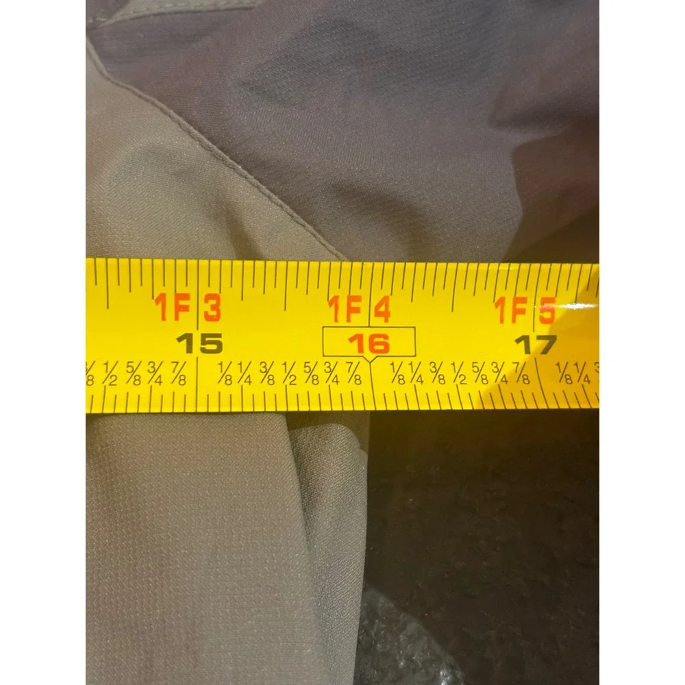 LL Bean Kids Rain Jacket Gray Lime Green Hooded Full Zip Coat Reflective SZ 5-6